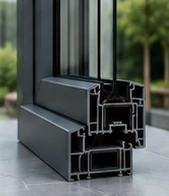 Doorsnede van het VEKA Spectral-profiel
