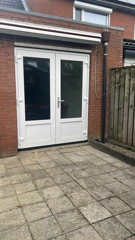 Witte openslaande tuindeuren
